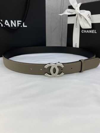 宽度3.0Cm Chanel 香奈儿 荔枝纹牛皮 颗粒饱满紧致清晰，搭配采用填粉五金工艺金 银 色钢扣。 - 点击图像关闭