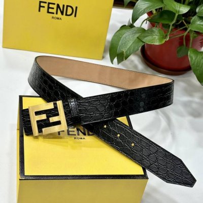 fendl 芬迪 宽40Mm双面原版小牛皮 搭配单钌钯电镀扣 完美的手感.油边 出众的设计.风格 高贵奢华 时尚大方 高清实拍 货真价实 品质保证 双面用