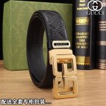 批p 配全套包裝 品牌： Gucci海外原單 扣頭材質：精品實心鋼扣 帶身材質正面：35Mm寬度採用雙面進口原版皮腰帶，真空電鍍五金扣頭