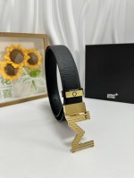 品名：万宝龙 Montblanc 材质：原单牛皮腰带 百分百头层牛皮腰带保证真皮，24K纯钢扣，专柜原单品质、做工精细，时尚大牌，送人自用首选 包装： 请认准如