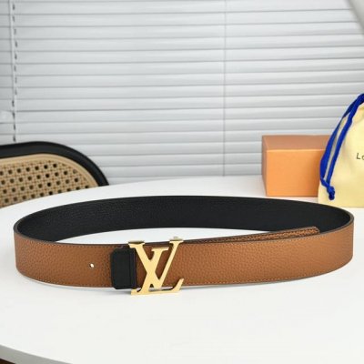 Lv。商务休闲、正装均可佩戴！3.8Cm 最新款扣头，抛光扣头、双面均可佩戴