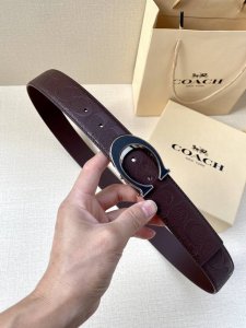 特 3.7Cm 宽 Coach 这款双面腰带采用运动小牛皮制作，配有经典标志带扣，一款产品，两种外观。其合身度可个性定制，可用剪刀进行剪裁。 Saz D45 S