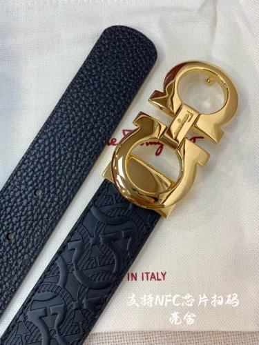 Sf3.5Cm高级定制款男士皮带 ，双面进口牛皮，自行选择搭配 真材实料 很有质感 时尚经典不失风范 可自行裁剪 ！