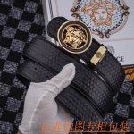 品名：范思哲 原单 材料：百分百头层牛皮，保证真皮。专柜原单品质、做工精细，送人自用首选 包装： 请认准如图专柜包装，赠送打孔器，银联发票，宽度3.8CM