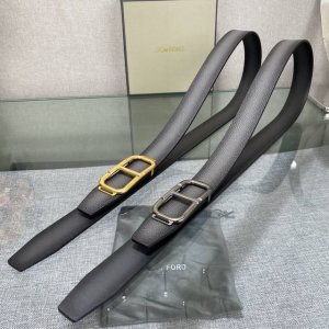 汤姆福特~3.5宽双面擦色最新网红爆款双面头层牛皮专柜同步新款上市了，原版牛皮，搭配铜扣。
