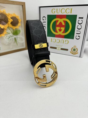 品名：古奇.Gu...Ci 原单 材质：原单牛皮腰带 专柜原单品质、做工精细，时尚大牌，送人自用首选包装： 请认准如图专柜包装赠送打孔器手提袋专柜礼盒宽度3.8