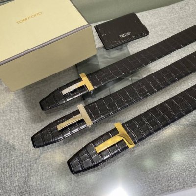 汤姆福特最新网红爆款双面头层牛皮专柜同步3.8宽新款上市了，原版牛皮，搭配铜扣，优雅，大方用的方便。谢谢你转载。