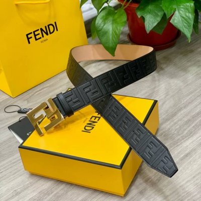 Fendl 芬迪 宽38Mm双面原版小牛皮 搭配单钌钯电镀扣 完美的手感.油边 出众的设计.风格 高贵奢华 时尚大方 高清实拍 货真价实 品质保证