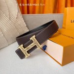 特 爱马仕Hermes 原单爱马仕，宽3.8Cm进口原版皮带身，双面可两面用，精品电镀五金 ！