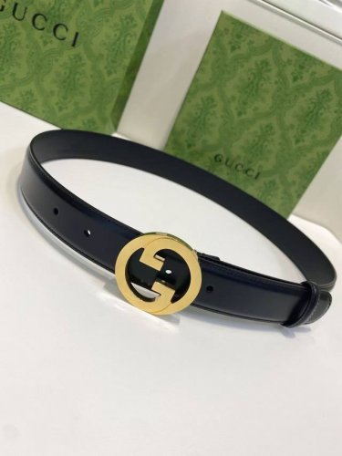 3.0Cm Gucci独家新款 双面进口牛皮 配经典铜扣 时尚潮流 永不过时的爆款 码数：80 85 90 95 100 105欧