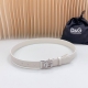 特 3.0Cm D&G 官网新款，双面头层牛皮皮料，长度：.75.80.85.90.95.100.欧，铜五金扣原版开模定制庆祝]