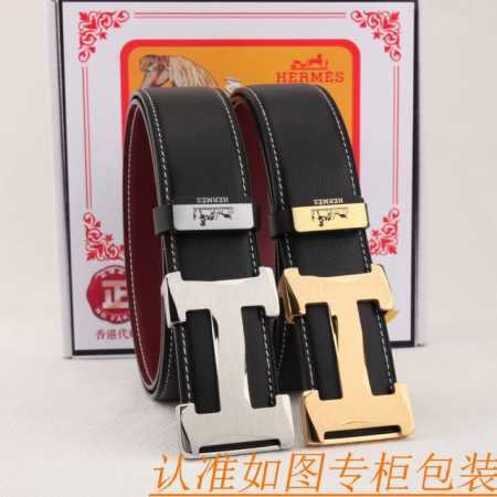 腰带皮带：爱玛仕原单牛皮腰带 男款皮带：材质百分百头层牛皮腰带保证真皮皮带，专柜原单品质、做工精细，时尚大牌，送人自用首选包装： 请认准如图专柜包装赠送打孔器手 - 点击图像关闭