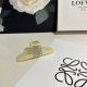 特 单个 配专柜包装 Loewe 罗意威 中古Vintage复古捷克钻抓夹 优雅的Girl值得入手 非常好搭配 气质有品位