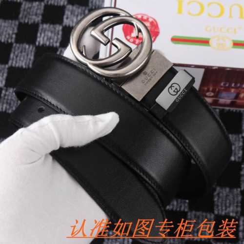 品名：古奇.Gu...Cci原单 材料：百分百头层牛皮，保证真皮。专柜原单品质、做工精细，送人自用首选 包装： 请认准如图专柜包装，赠送打孔器，银联发票，宽度3