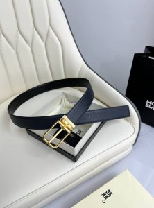 特 Montblanc万宝龙 宽3.5Cm 采用头层牛皮 精品针式扣头 自由裁剪商务休闲皮带