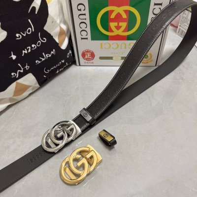 品名：古奇.Gu...Ci 自动带 材质：原单牛皮腰带 百分百头层牛皮腰带保证真皮，24K纯钢扣，专柜原单品质、做工精细，时尚大牌，送人自用首选 包装： 请认准
