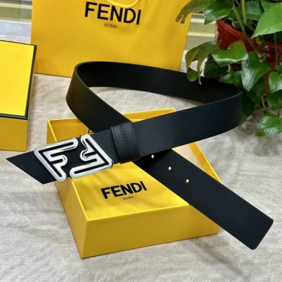 Fendl 芬迪 宽40Mm双面原版小牛皮 搭配单钌钯电镀扣 完美的手感.油边 出众的设计.风格 高贵奢华 时尚大方 高清实拍 货真价实 品质保证 双面用