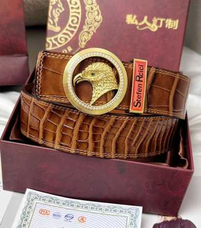 皮带: Stefen Rcici.史特芬.尼茨镶钻 腰带: 顶级原单复刻.私人订制高端特供版 等级: 进口原厂头层鳄鱼皮纹路-24K纯钢材质.镶钻石真空电镀工艺 - 点击图像关闭