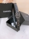 C Hanel Logo 皮条配色 Cc扣 黄铜金色金属 3.0Cm精品 羊皮腰带 手感柔软极佳 典雅