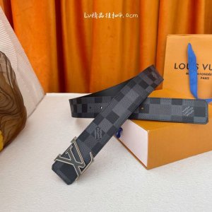 特 路易威登 4.0Mm 男款 顶级原单 双面原厂原单皮 精品专柜扣头 休闲百搭 专柜同款