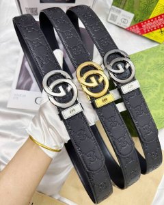 皮带：古奇..Gu..Cci自动扣- 腰带：顶级原单复刻版.古驰.自动带系列百分百进口原厂头层牛皮，保证真皮。雕花镂空工艺.真空电镀.永不掉色.24K纯钢扣头层