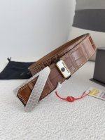 品名：杰尼亚. Ermenegiido Zelma. 腰带 皮带 型号：纯钢材质挂扣，头层牛皮挂扣带身，实物拍摄 材料：百分百头层牛皮，保证真皮。24K纯钢扣，