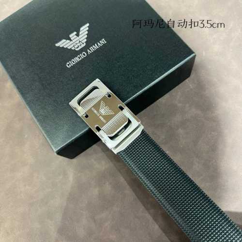 特 品牌 阿玛尼 新款进口小牛皮 手感细腻柔软 搭配纯钢自动精品钢扣 宽度 3.5Cm