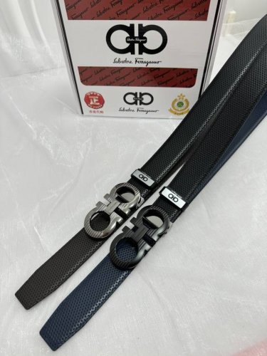 品名：菲拉格幕 原单 材质：原单牛皮腰带 百分百头层牛皮腰带保证真皮，24K纯钢扣，专柜原单品质、做工精细，时尚大牌，送人自用首选 包装： 请认准如图专柜包装赠