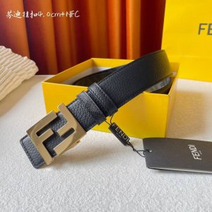特 Fendi.芬迪 全套包装 男女同款系列 经典印花搭配头层小牛皮，双f字母精品挂扣，宽4.0Cm，时尚百搭