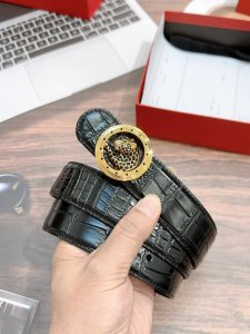 卡地亚豹头原单品质进口小牛皮革！宽度：3.5Cm。818811