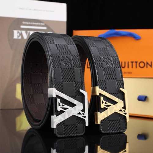 路易威登冲孔秘原单高端品质专柜官网同步宽度3.8冲孔精美扣头意大利进口头层原版花纹纹理消晰真实感超强打造全新的视觉3D郊果高档客户入手送礼自用佳品 长度100一