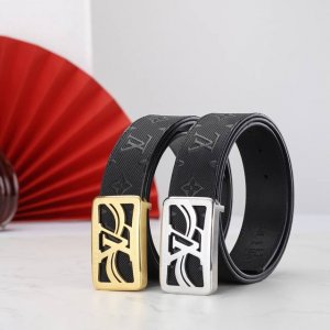 高端不绣钢扣配双面头层原版压花带3.8宽