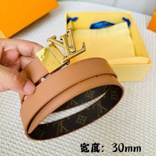 原版包装 L0Uis Vuitt0N 今季新品 驴家女士原單腰帶 寬度30毫米 定制经典帆布面料搭配小荔枝纹小牛皮底 全新开模旋转五金 可双面佩戴 多色可选。百