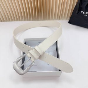 3.5Cm塞琳新款腰带，双面头层牛皮皮料，长度：.75.80.85.90.95.100.105欧，铜五金扣原版开模定制庆祝]