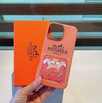 新品上市Hermes爱马仕全包荔枝纹手机壳 型号：为了不出现报错型号，请打开本机查看手机设置显示的型号 Iphone16Pro Max 6.9 Iphone16