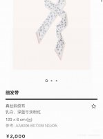 Chanel专柜新款 ！营造出一种独特却又熟悉的外观。上身效果非常赞！随意一搭就是那么完美！飘带有超多用途：领巾、发带、包包配饰、腰带.....等等等等，超好驾