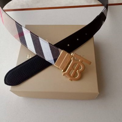 品牌:博柏利 带宽35Mm 正品尺寸 五金材质:专柜精品扣，真空电镀，工艺精细 带身材质:天然头层牛皮，质感十足，手感柔软。时尚个性，经典百搭！可自行选择搭配！