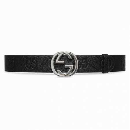 古驰.Gucci 全套包装 4.0Cm Gg 2024新款Supreme帆布是品牌的一款代表性面料，其灵感源自30年代的典藏设计。互扣式双G以钯金色调配件亮眼呈 - 点击图像关闭