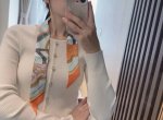 盛宴 Twilly 爱马仕 Hermes 2025 100%桑蚕丝，18姆米斜纹真丝 86X5Cm 双面图案