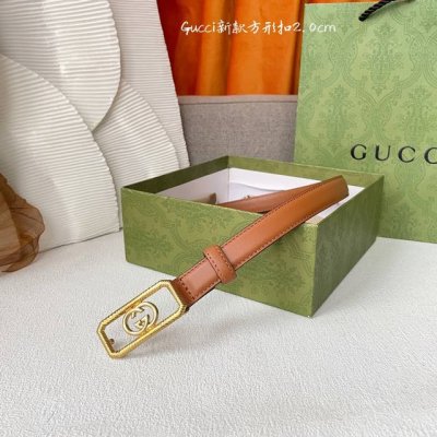 特 Gucci 2.0Mm 女款 顶级原单 专柜原厂皮 专柜同款 高端品质 时尚百搭