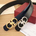 特 菲拉格慕Ferragamo3.8宽精品不锈钢钢扣挂扣，搭配意大利双面进口头层牛皮，可自行选择搭配，全套包装，精品版扣系列