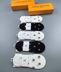 特 Louis Vuitton 路易威登驴家新品女款隐形袜子 一盒五双 提花经典标志，纯棉材质，超舒适超美腻大牌出街，潮人必备超好搭