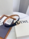 特 Loewe 罗意威专柜最新同款腰带 选用光滑牛皮革窄款腰带 配有Anagram Pebble针扣 卓越的工艺 个性的造型 精美的材质 宽:2.0Cm