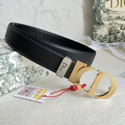 品名：迪奥. Dior.原单腰带 皮带 型号：挂扣，原版经典挂扣，实物拍摄，头层牛皮 材料：百分百头层牛皮，保证真皮。双面可用专柜同等质量，原版经典头层牛皮山羊