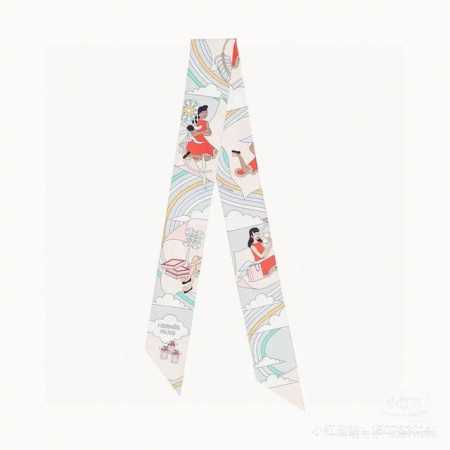 穿荷葉裙的女孩 爱马仕Hermes“ Carres Volants” Twilly小丝巾 Twilly小丝巾 100%桑蚕丝 这款小巧的真丝配饰佩戴方式千变万化 - 点击图像关闭