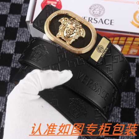男士腰带：范思哲 原单 男士皮带：百分百头层牛皮，保证真皮。24K纯钢扣双面可用专柜同等质量， 送人自用首选 包装： 请认准如图专柜包装，赠送打孔器，银联发票， - 点击图像关闭