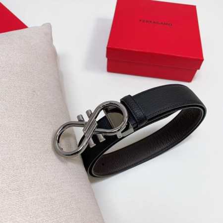 特 Ferragamo.菲拉格慕 全套包装 宽度3.5Cm 高级定制款男士皮带 双面进口牛皮 可双面使用 自行选择搭配 真材实料 很有质感 时尚经典不失 - 点击图像关闭