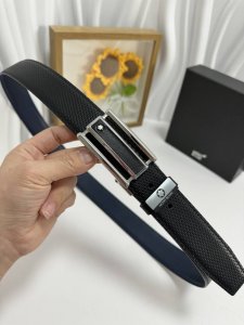 品名：万宝龙 Montblanc 材质：原单牛皮腰带 百分百头层牛皮腰带保证真皮，24K纯钢扣，专柜原单品质、做工精细，时尚大牌，送人自用首选 包装： 请认准如