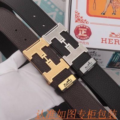 品名：爱马仕 皮带原单 腰带 材料：百分百头层牛皮腰带，保证真皮皮带，专柜原单品质、做工精细，送人自用首选 包装： 请认准如图专柜包装，赠送打孔器，银联发票，宽
