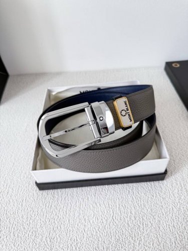 品名：万宝龙 Montblanc原单 腰带 皮带 型号：针扣，新款原版经典精品针式扣头，实物拍摄，原版头层牛皮 材料：百分百头层牛皮，保证真皮。双面可用专柜同等